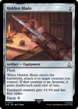 【ENG】【Foil】《アサシンブレード/Hidden Blade》[ACR]