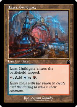 【ENG】【Foil】■旧枠■《イゼットのギルド門/Izzet Guildgate》[RVR]