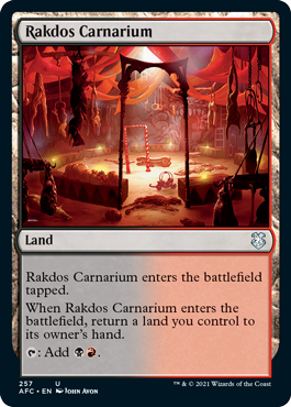 【ENG】《ラクドスの肉儀場/Rakdos Carnarium》[AFC]