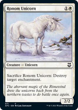 【ENG】《ロノムの一角獣/Ronom Unicorn》[AFC]