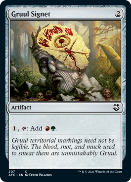 【ENG】《グルールの印鑑/Gruul Signet》[AFC]