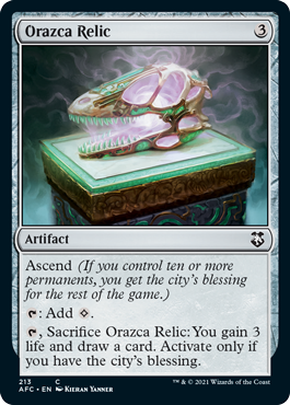 【ENG】《オラーズカの秘宝/Orazca Relic》[AFC]