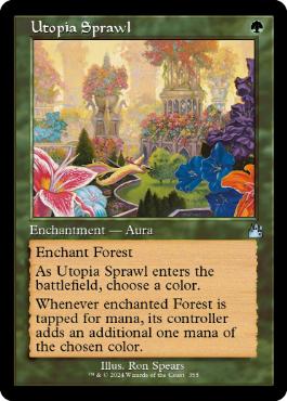 【ENG】【Foil】■旧枠■《楽園の拡散/Utopia Sprawl》[RVR]