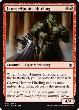 【ENG】【Foil】《王位狙いの雇われ人/Crown-Hunter Hireling》[CN2]