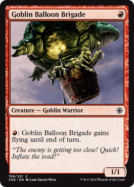 【ENG】【Foil】《ゴブリン気球部隊/Goblin Balloon Brigade》[CN2]