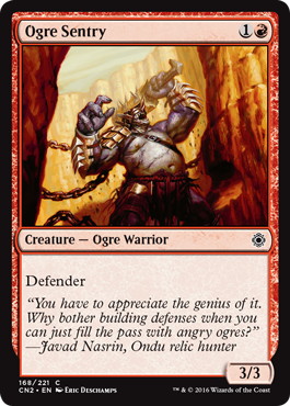 【ENG】【Foil】《オーガの歩哨/Ogre Sentry》[CN2]