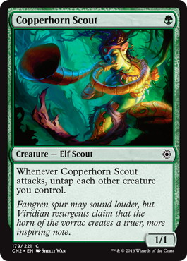【ENG】【Foil】《銅角笛の斥候/Copperhorn Scout》[CN2]