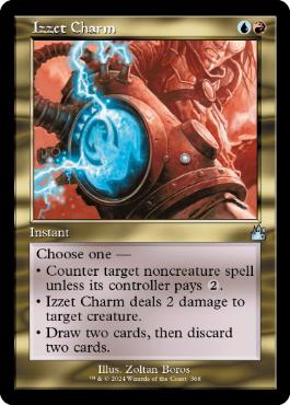【ENG】【Foil】■旧枠■《イゼットの魔除け/Izzet Charm》[RVR]