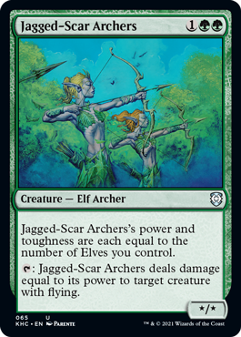 【ENG】《鋸歯傷の射手/Jagged-Scar Archers》[KHC]