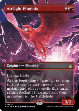 【ENG】【Foil】■ボーダーレス■《弧光のフェニックス/Arclight Phoenix》[RVR]