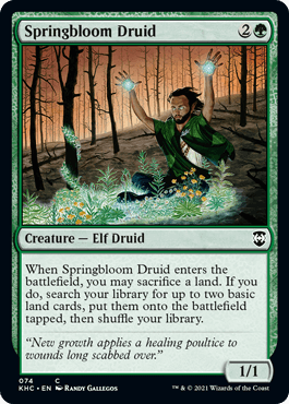 【ENG】《春花のドルイド/Springbloom Druid》[KHC]