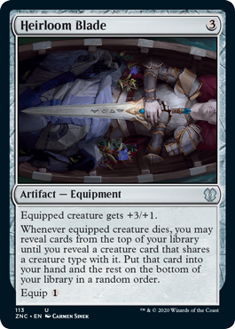 【ENG】《先祖伝来の宝刀/Heirloom Blade》[ZNC]