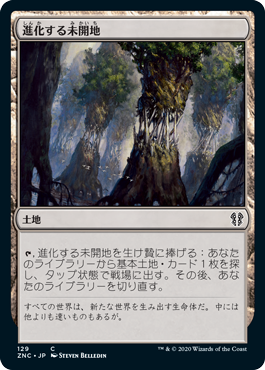【JPN】《進化する未開地/Evolving Wilds》[ZNC]