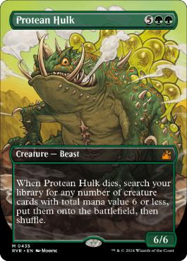 【ENG】【Foil】■ボーダーレス■《変幻の大男/Protean Hulk》[RVR]