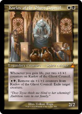 【ENG】【Foil】■旧枠■《幽霊議員カルロフ/Karlov of the Ghost Council》[RVR]