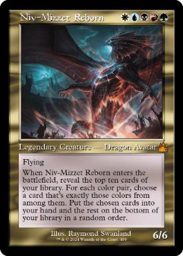 【ENG】【Foil】■旧枠■《ニヴ＝ミゼット再誕/Niv-Mizzet Reborn》[RVR]