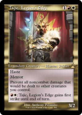 【ENG】【Foil】■旧枠■《軍勢の切先、タージク/Tajic, Legion's Edge》[RVR]