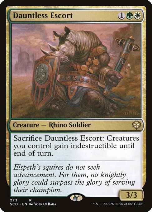 【ENG】《不屈の随員/Dauntless Escort》[SCD]