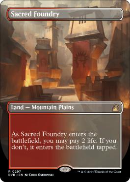 【ENG】【Foil】■ボーダーレス■《聖なる鋳造所/Sacred Foundry》[RVR]