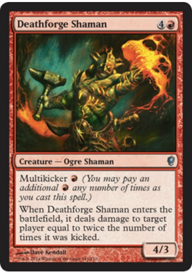 【ENG】【Foil】《死鍛冶のシャーマン/Deathforge Shaman》[CNS]