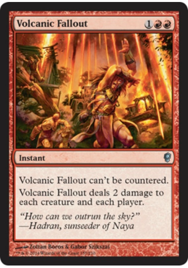 【ENG】【Foil】《火山の流弾/Volcanic Fallout》[CNS]