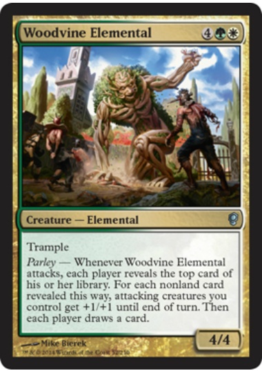 【ENG】【Foil】《森蔦のエレメンタル/Woodvine Elemental》[CNS]