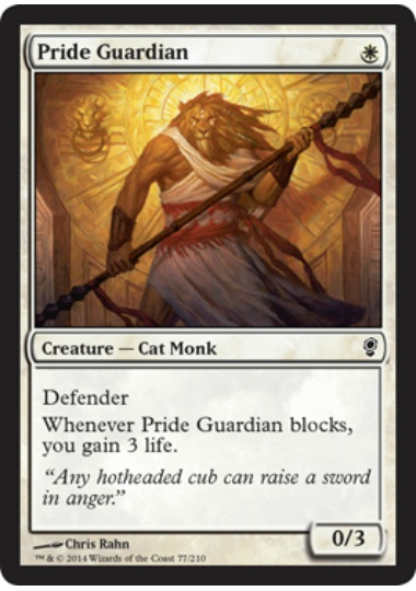 【ENG】【Foil】《群れの護衛/Pride Guardian》[CNS]