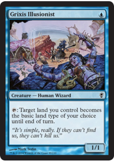 【ENG】【Foil】《グリクシスの幻術師/Grixis Illusionist》[CNS]
