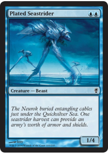 【ENG】【Foil】《板金鎧の海うろつき/Plated Seastrider》[CNS]