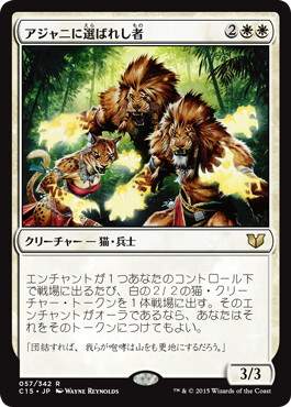【JPN】《アジャニに選ばれし者/Ajani's Chosen》[C15]