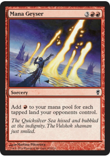 【ENG】【Foil】《マナ噴出/Mana Geyser》[CNS]