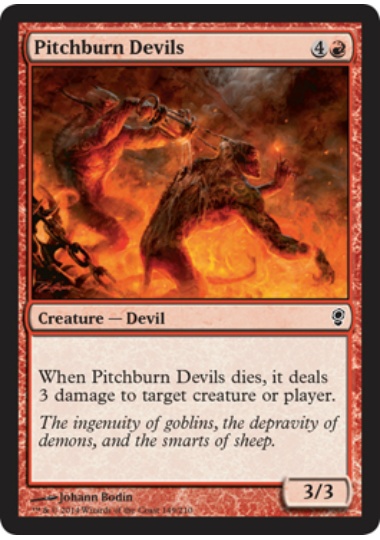 【ENG】【Foil】《燃え投げの小悪魔/Pitchburn Devils》[CNS]
