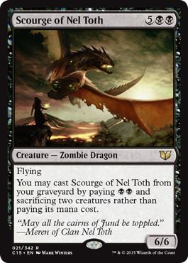 【ENG】《ネル・トースの災い魔/Scourge of Nel Toth》[C15]