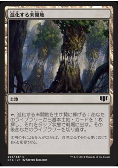 【JPN】《進化する未開地/Evolving Wilds》[C14]