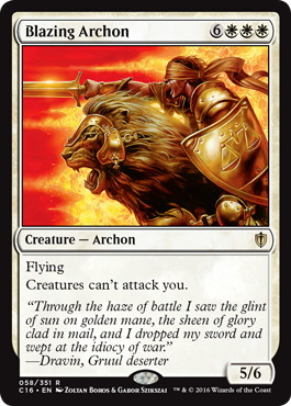 【ENG】《魅力的な執政官/Blazing Archon》[C16]