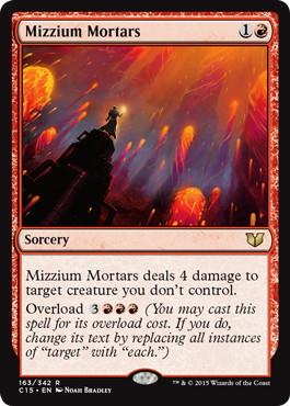 【ENG】《ミジウムの迫撃砲/Mizzium Mortars》[C15]