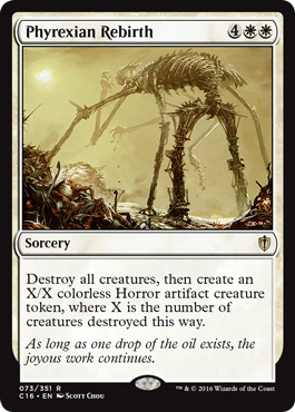 【ENG】《ファイレクシアの再誕/Phyrexian Rebirth》[C16]
