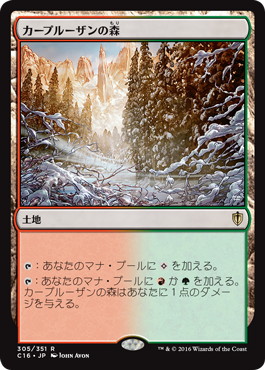 【JPN】《カープルーザンの森/Karplusan Forest》[C16]