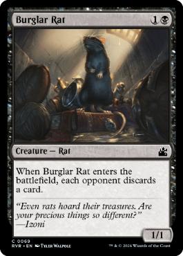 【ENG】【Foil】《泥棒ネズミ/Burglar Rat》[RVR]