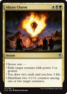 【ENG】《アブザンの魔除け/Abzan Charm》[C16]