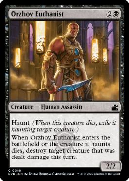 【ENG】【Foil】《オルゾフの安死術士/Orzhov Euthanist》[RVR]