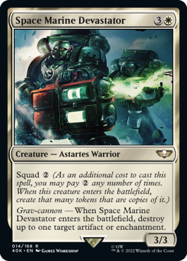 【ENG】《スペースマリーン・デヴァステイター/Space Marine Devastator》[40K]