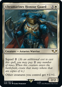 【ENG】《ウルトラマリーン・オナーガード/Ultramarines Honour Guard》[40K]