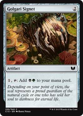 【ENG】《ゴルガリの印鑑/Golgari Signet》[C15]