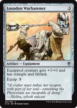 【ENG】《ロクソドンの戦槌/Loxodon Warhammer》[C16]