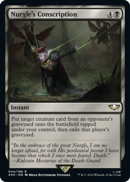 【ENG】《ナーグルの徴兵/Nurgle's Conscription》[40K]
