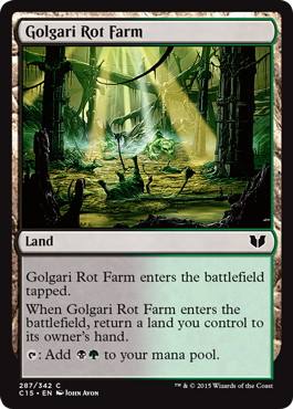 【ENG】《ゴルガリの腐敗農場/Golgari Rot Farm》[C15]