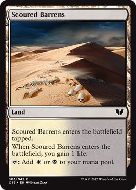 【ENG】《磨かれたやせ地/Scoured Barrens》[C15]