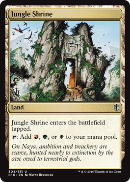 【ENG】《ジャングルの祭殿/Jungle Shrine》[C16]
