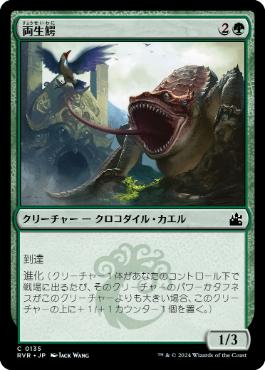 【JPN】【Foil】《両生鰐/Crocanura》[RVR]